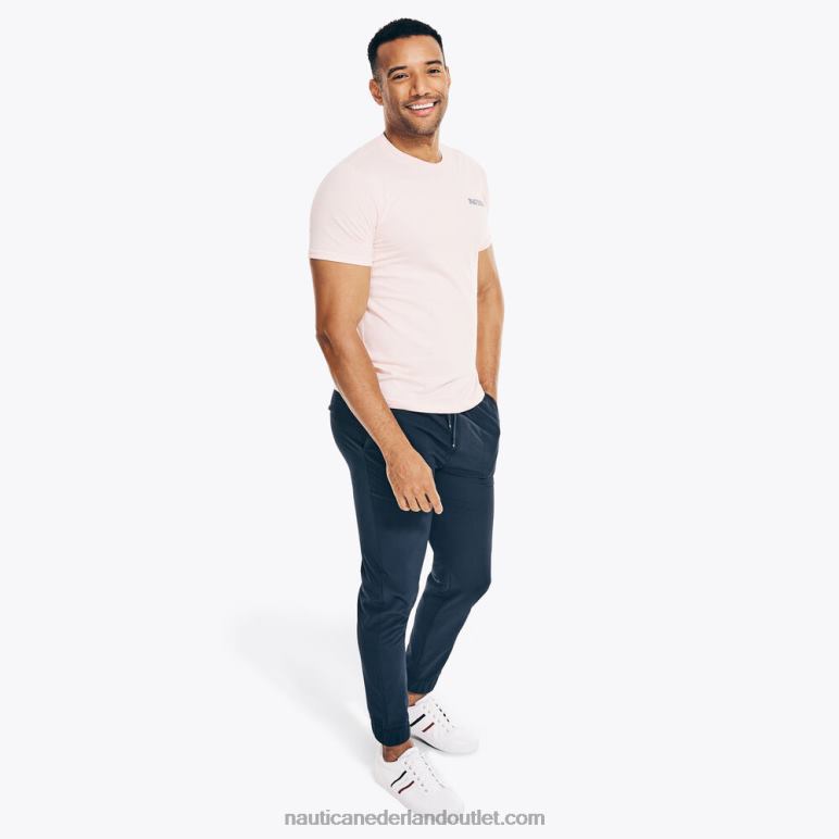 duurzaam vervaardigd windsurfer grafisch t-shirt boei rood Nautica 0828F500 Heren