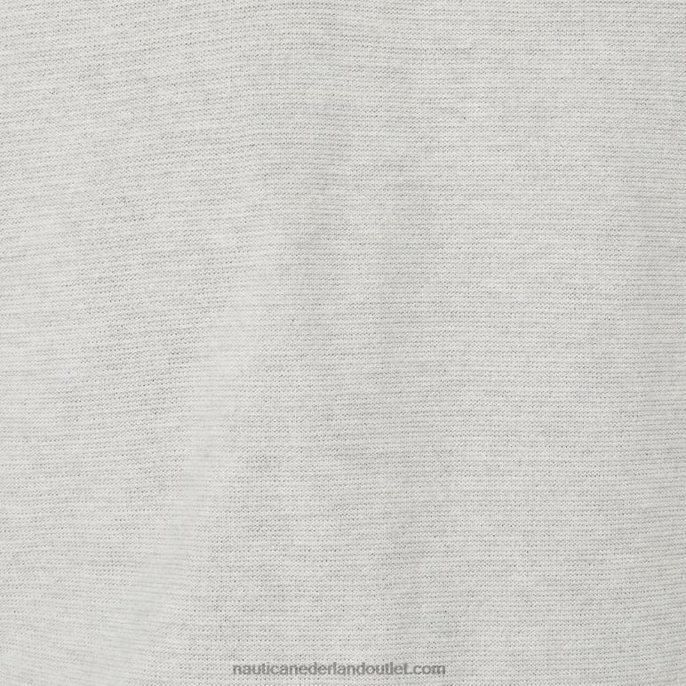 big & tall navtech sweatervest met v-hals grijze heide Nautica 0828F615 Heren