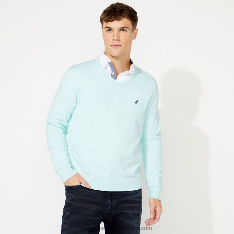 big & tall navtech trui met v-hals aquabreeze Nautica 0828F698 Heren