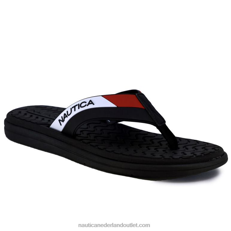 neale teenslipper zwart Nautica 0828F508 Heren