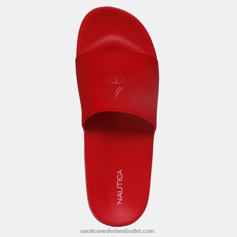 sandaal met logo-reliëf nautisch rood Nautica 0828F628 Heren