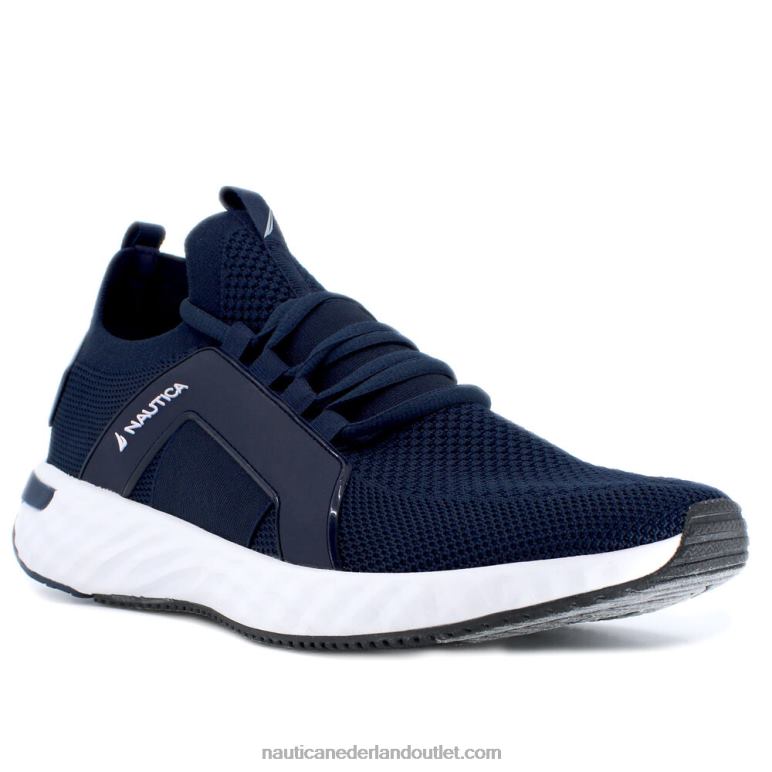 mesh-sneaker met logo ijsblauw Nautica 0828F533 Heren