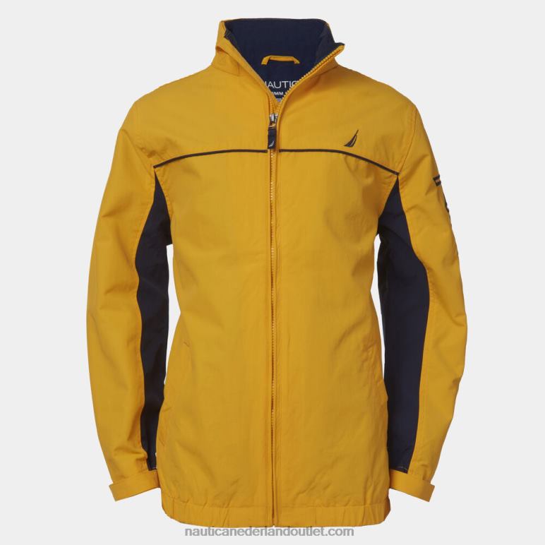 waterafstotend colorblock j-class jack voor jongens (8-20) geel Nautica 0828F1071