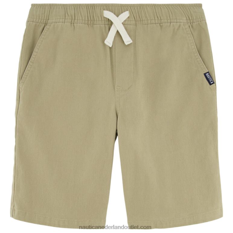 effen pull-on short voor kleine jongens (4-7) gesso Nautica 0828F1073