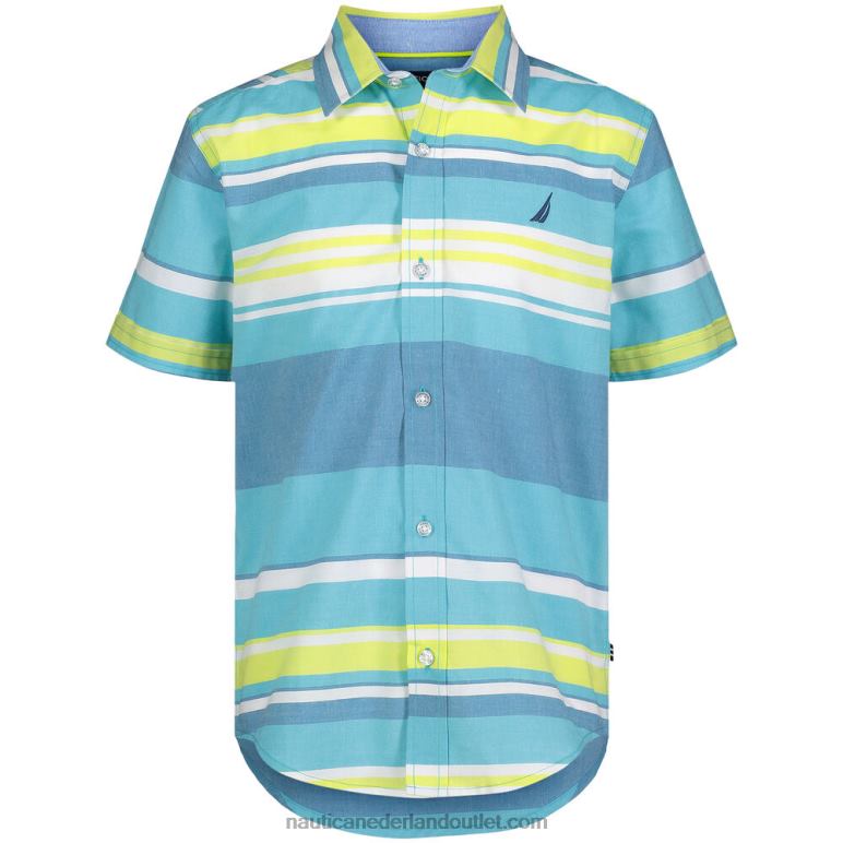 jongens gestreept hemd (8-20) ster saffier Nautica 0828F1220