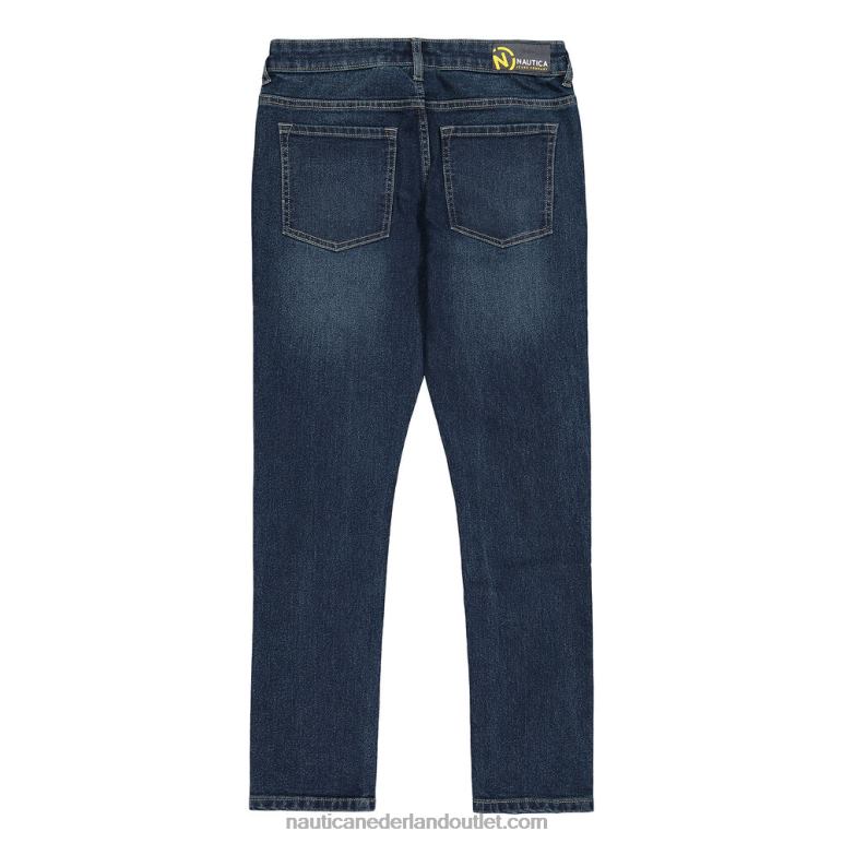 skinny jeans voor kleine jongens (4-7) diepe marine heide Nautica 0828F1083
