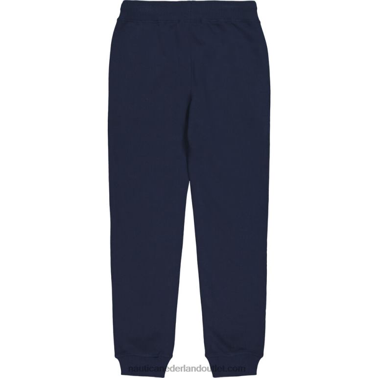 fleece joggingbroek voor peuterjongens (2t-4t) oester baai blauw Nautica 0828F1159
