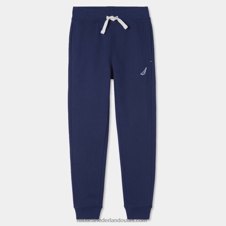 j-class fleece joggingbroek voor kleine jongens (4-7) oester baai blauw Nautica 0828F1302