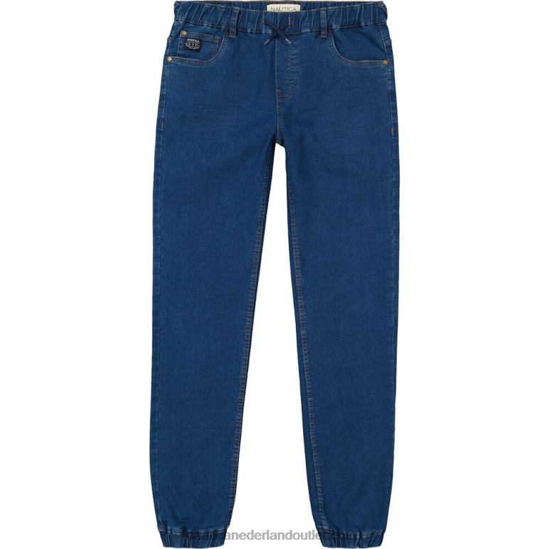 spijkerbroek voor peuterjongens (2t-4t) pure deep bay wash Nautica 0828F1137