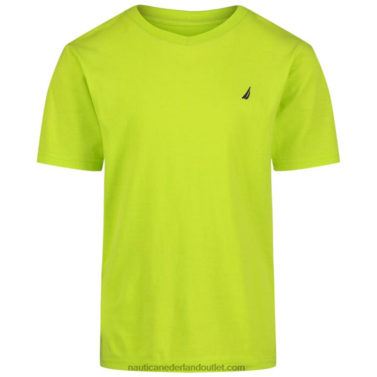 T-shirt met v-hals voor kleine jongens (4-7) tillman baai Nautica 0828F1205