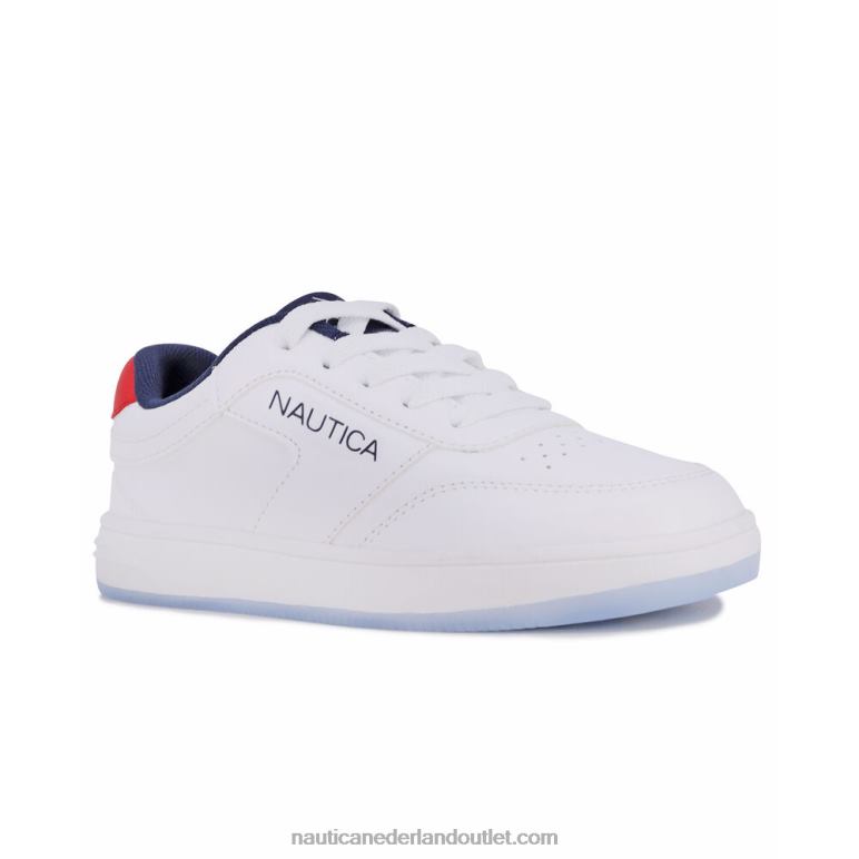 Lake Edge-sneaker voor jongens wit Nautica 0828F1192