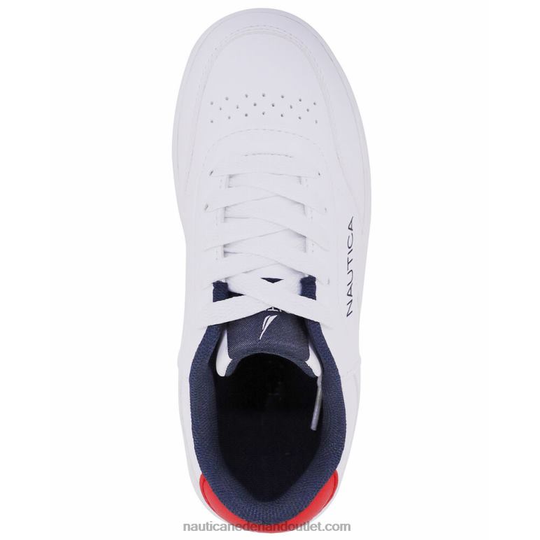 Lake Edge-sneaker voor jongens wit Nautica 0828F1192