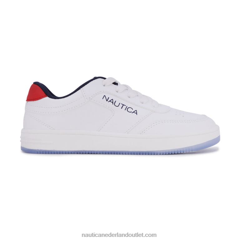 Lake Edge-sneaker voor jongens wit Nautica 0828F1192