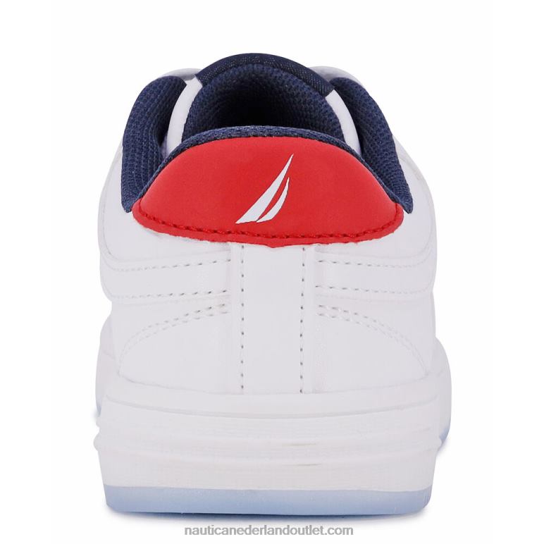 Lake Edge-sneaker voor jongens wit Nautica 0828F1192