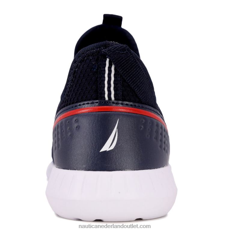 instapsneaker met logo voor jongens marine Nautica 0828F1128