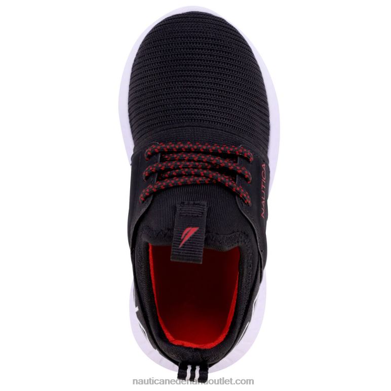 vetersneaker met logo voor jongens duif Nautica 0828F1279