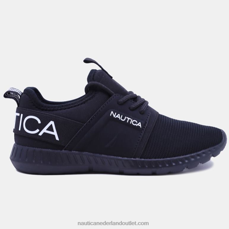 vetersneaker met logo voor jongens duif Nautica 0828F1279