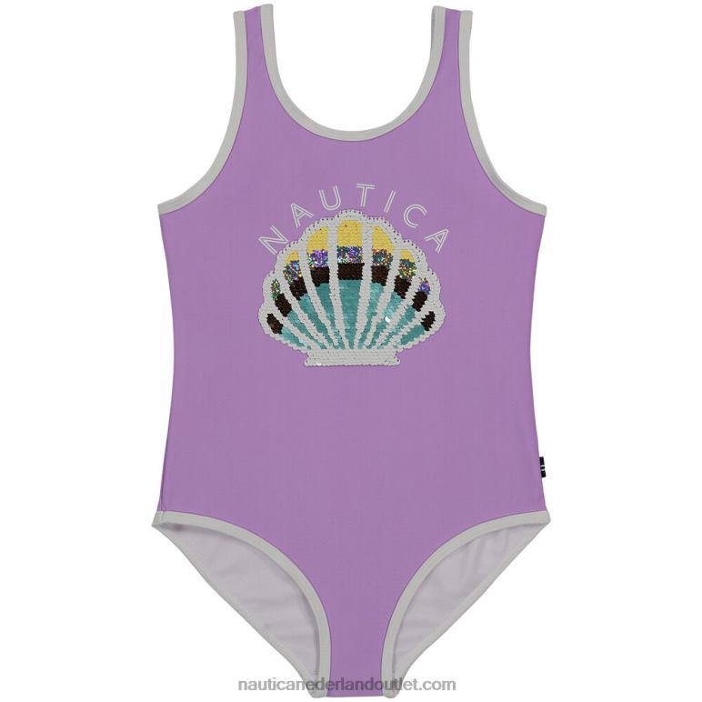 schelppak voor kleine meisjes (4-6x) guppy druif Nautica 0828F1552