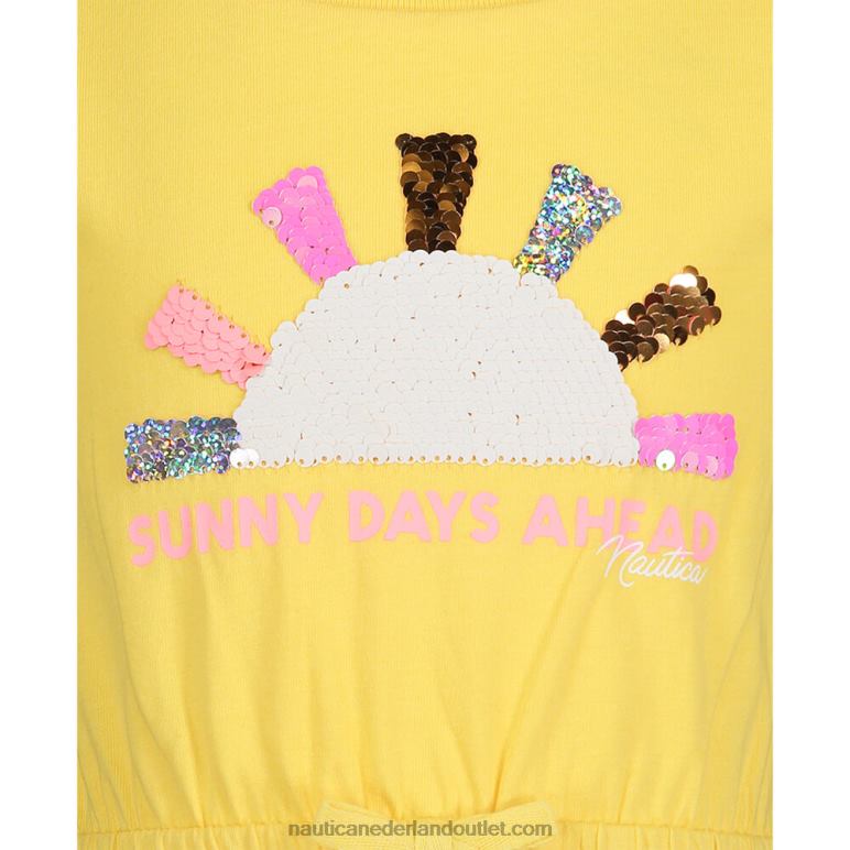 T-shirtjurk voor zonnige dagen voor kleine meisjes (4-6x) limonade Nautica 0828F1441