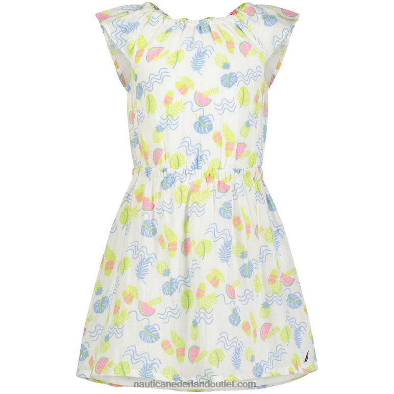 strandjurk voor peutermeisjes (2t-4t) antieke whitewash Nautica 0828F1528