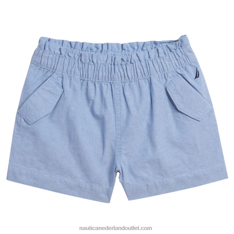 peuter meisjes chambray pull-on short (2t-4t) nachtelijke zeeheide Nautica 0828F1355