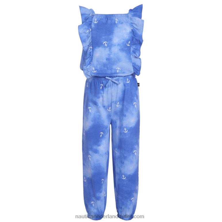 tie-dye ankerjumpsuit voor peutermeisjes (2t-4t) aquadream Nautica 0828F1411