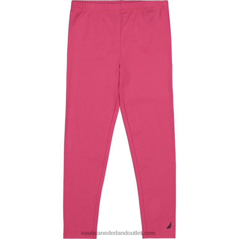 stevige legging voor peutermeisjes (2t-4t) fancytail fuchsia Nautica 0828F1325