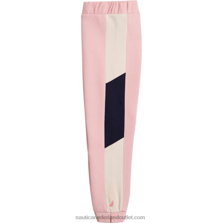 joggingbroek met kleurvlakken voor peutermeisjes (2t-4t) tomaat Nautica 0828F1428