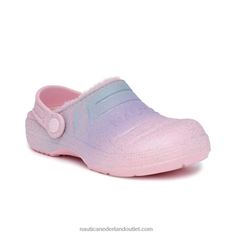 regenboogglitterklomp voor meisjes cabane roze Nautica 0828F1542