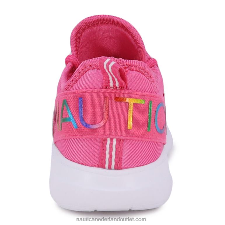 meisjes sneaker met veters rode heide lokken Nautica 0828F1342