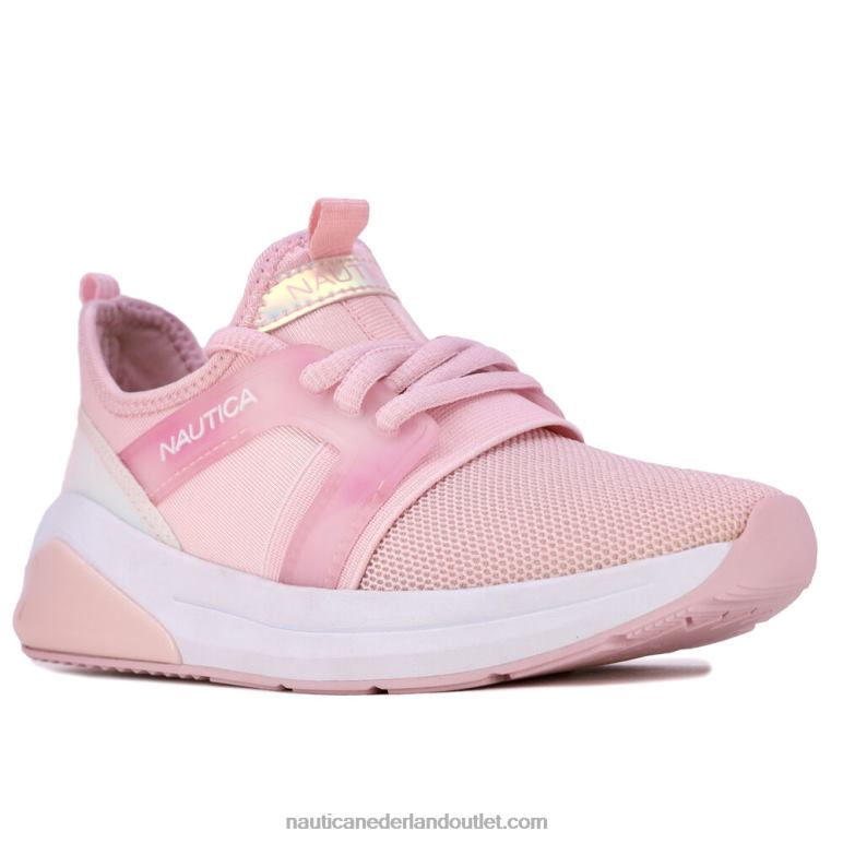 meisjes sneaker met veters rood rekenen Nautica 0828F1365