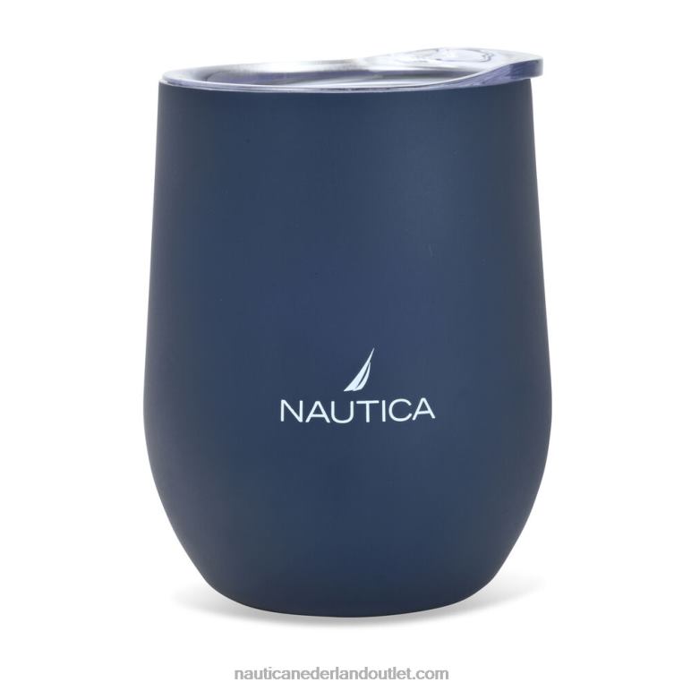 j-class logo dubbelwandige roestvrijstalen drinkbeker marine Nautica 0828F242 vrouwen