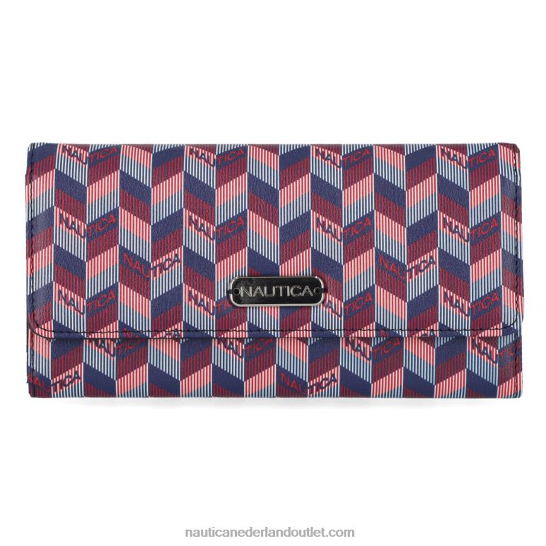 geldmanager continentale portemonnee werkhemd blauw Nautica 0828F900 vrouwen