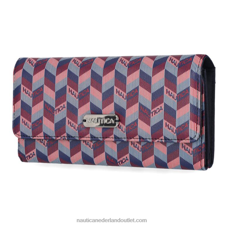 geldmanager continentale portemonnee werkhemd blauw Nautica 0828F900 vrouwen