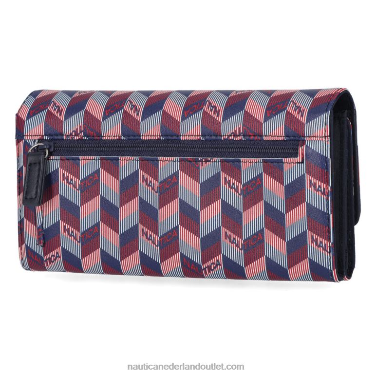 geldmanager continentale portemonnee werkhemd blauw Nautica 0828F900 vrouwen