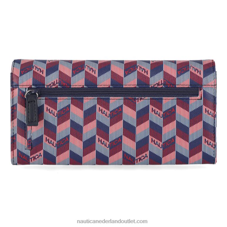 geldmanager continentale portemonnee werkhemd blauw Nautica 0828F900 vrouwen