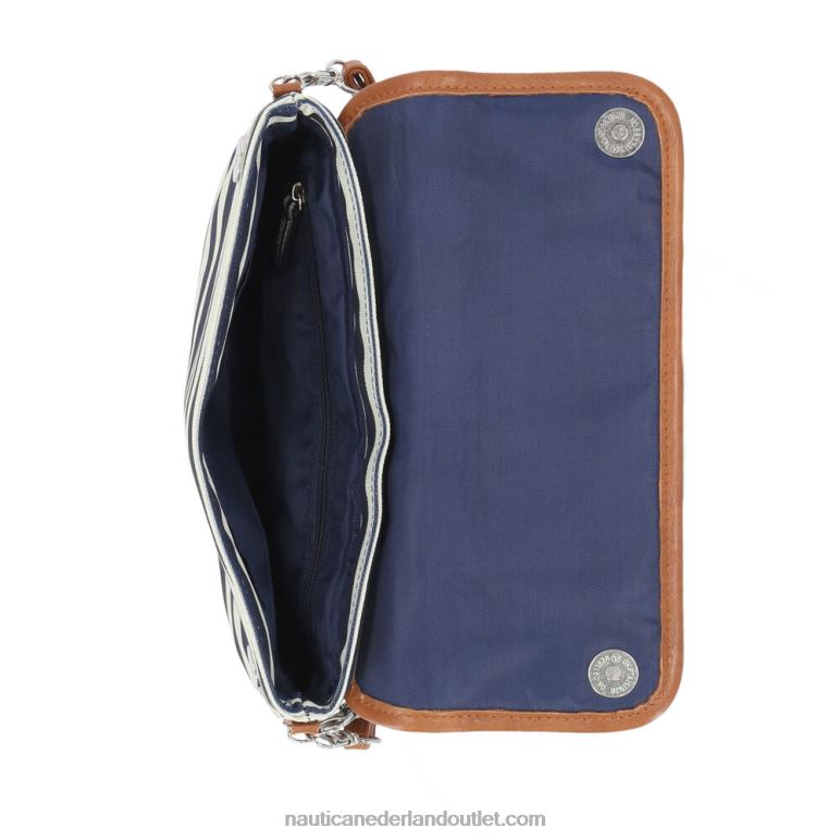 nylon mini portemonnee crossbody tas werkhemd blauw Nautica 0828F872 vrouwen