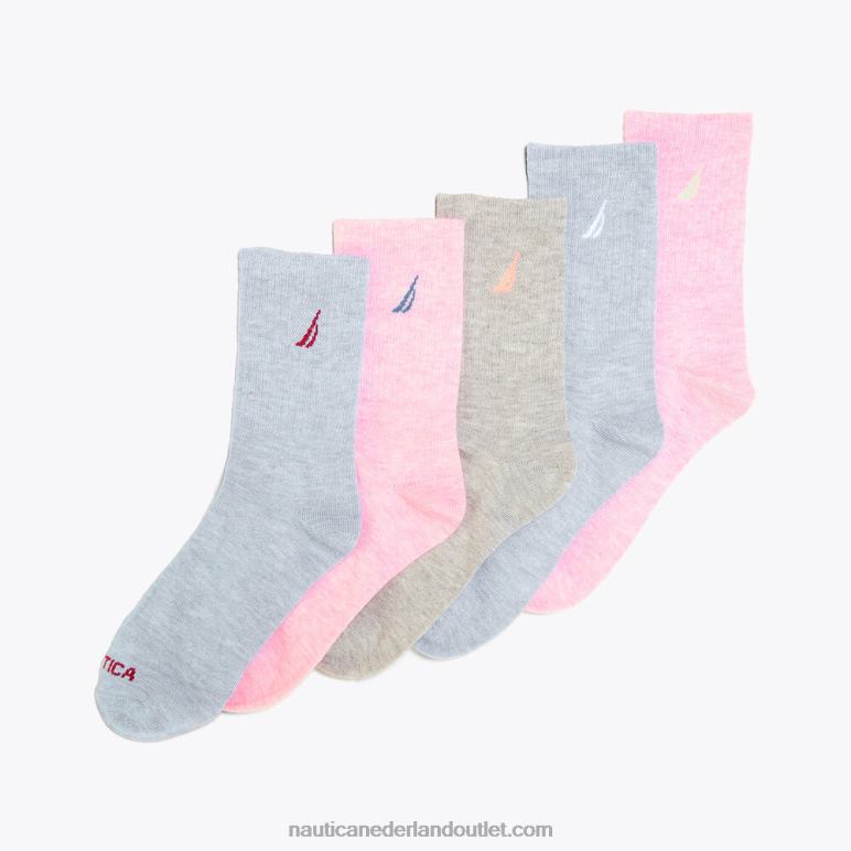 crew sokken 5-pack multi Nautica 0828F816 vrouwen
