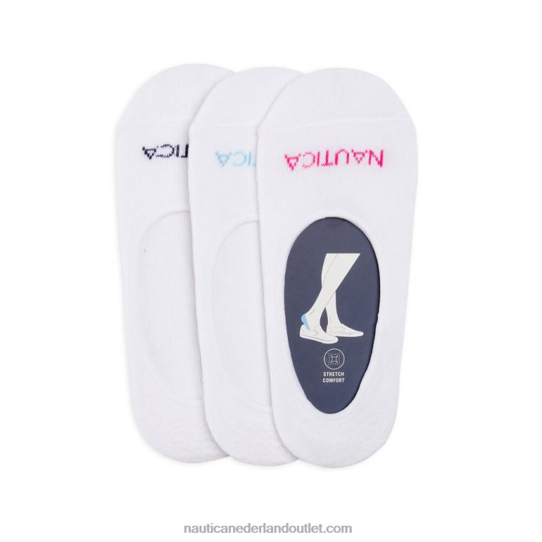 cuff liner sokken 3-pack multi Nautica 0828F877 vrouwen