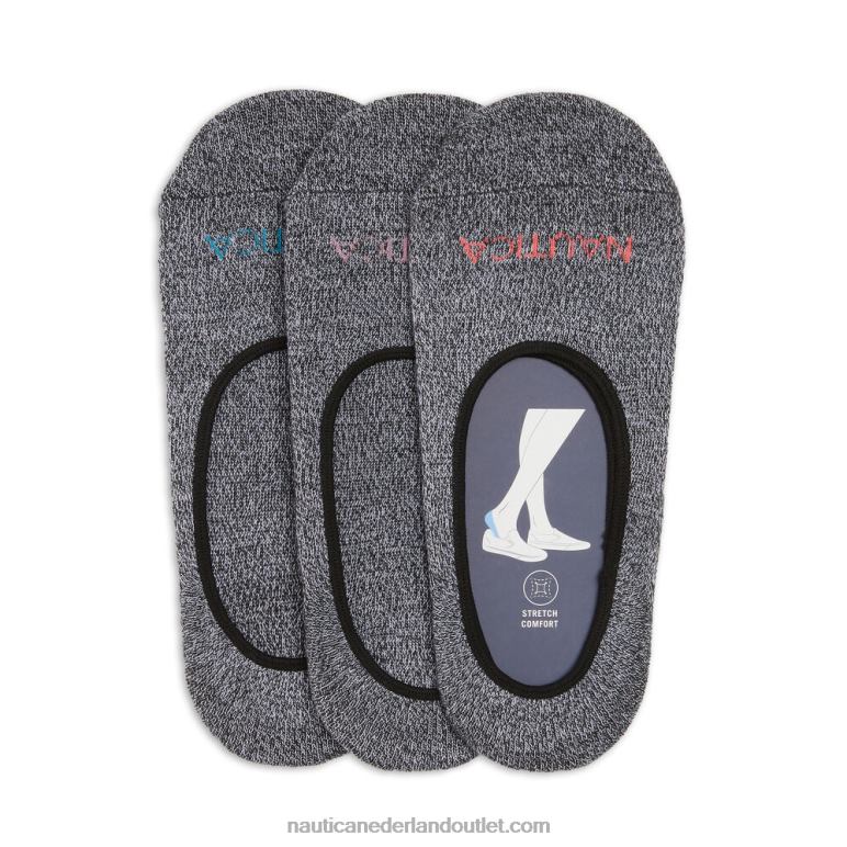 cuff liner sokken 3-pack multi Nautica 0828F891 vrouwen