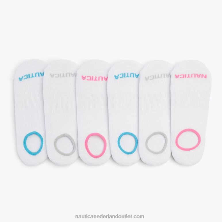 liner sokken 6-pack multi Nautica 0828F823 vrouwen
