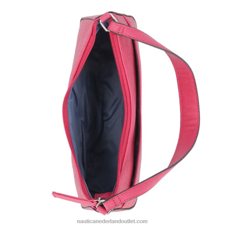 baguette schoudertas met print koraal kaap Nautica 0828F935 vrouwen