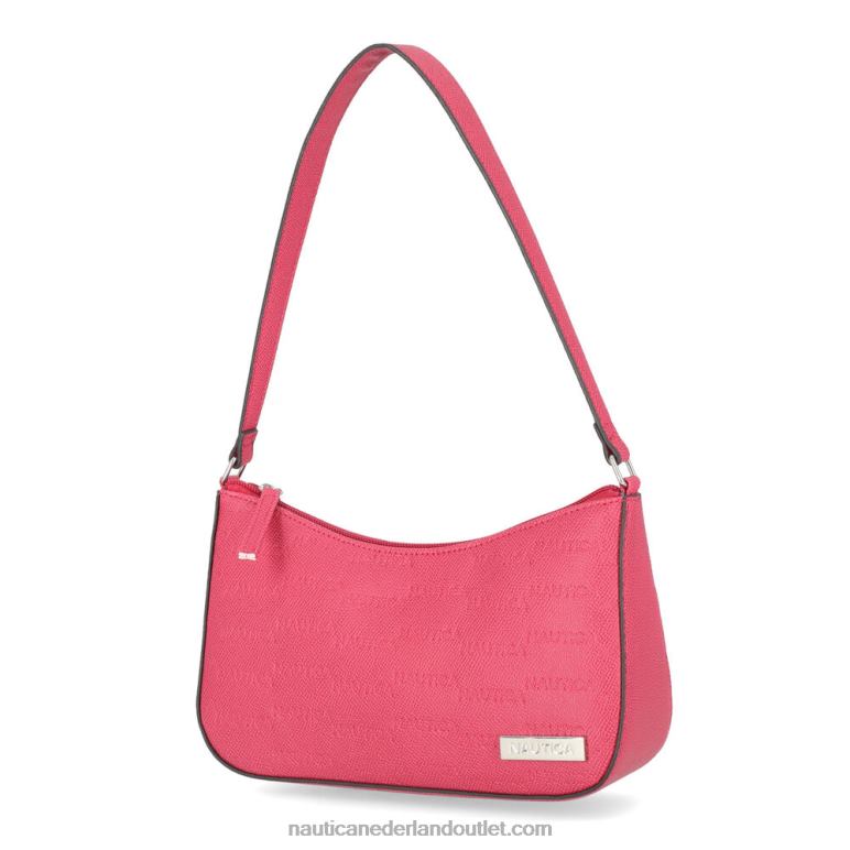 baguette schoudertas met print koraal kaap Nautica 0828F935 vrouwen