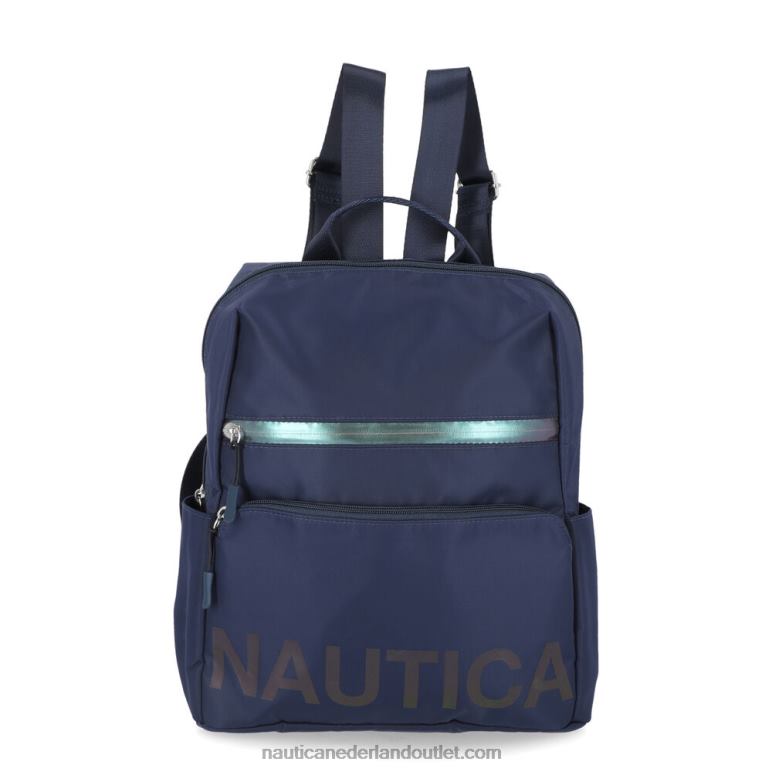 rugzak van nylon met logo werkhemd blauw Nautica 0828F952 vrouwen