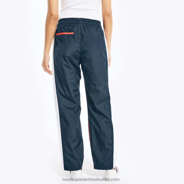 reissue colorblock pull-on broek stellaire blauwe heide Nautica 0828F968 vrouwen