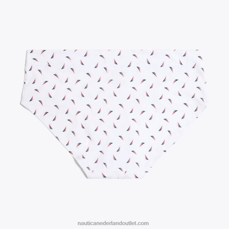 Hipster-slips met logoprint, 5-pack werkhemd blauw Nautica 0828F800 vrouwen