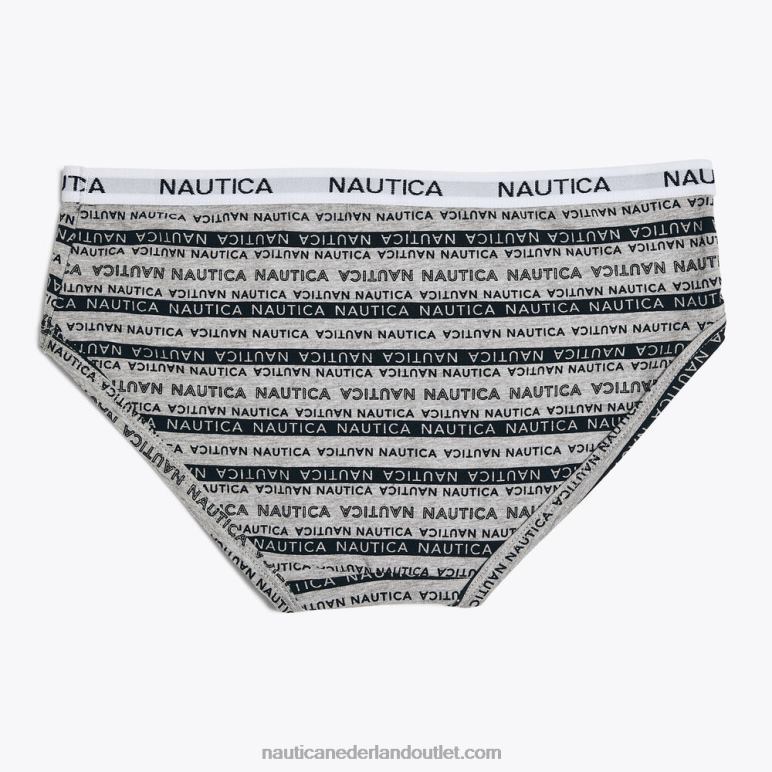 Logo hipster boyshorts 7-pack zwart Nautica 0828F814 vrouwen
