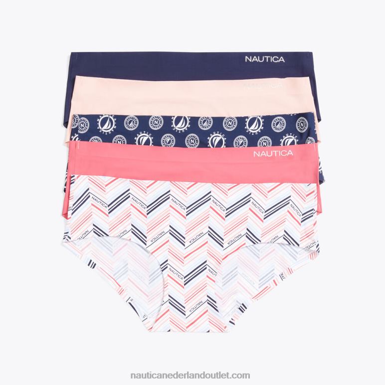 lasergesneden slips 5-pack antieke whitewash Nautica 0828F786 vrouwen