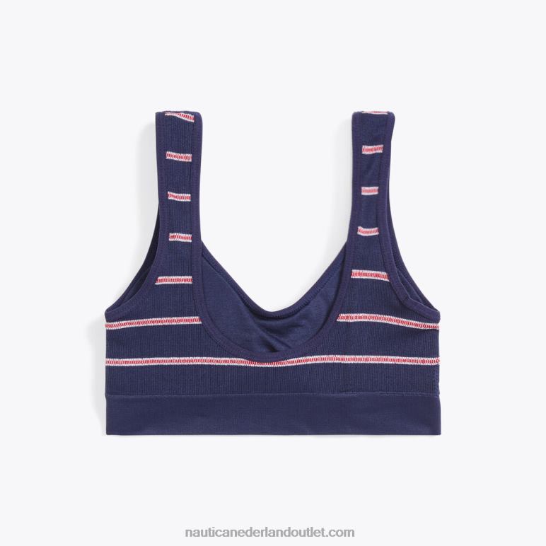 naadloze logo bh\'s 2-pack werkhemd blauw Nautica 0828F860 vrouwen