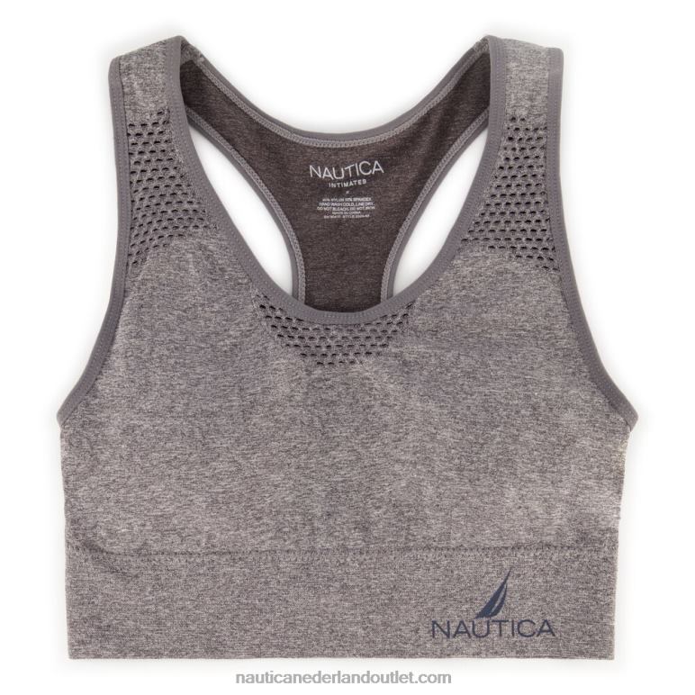 naadloze mesh jacquard racerback bh set van 3 lichtblauw Nautica 0828F778 vrouwen